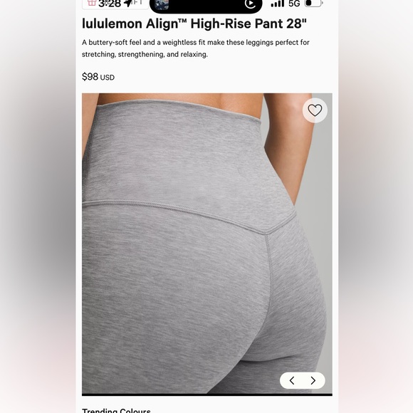lululemon Align™ High-Rise Pant 28" - Picture 4 of 13